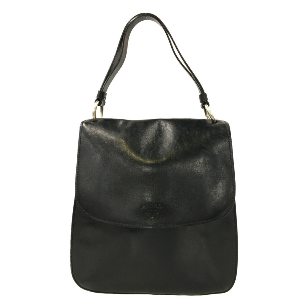 Prada Black Shoulder Leather Bag - Picture 2 of 6